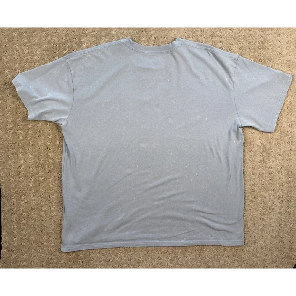 Men's Under Armour 2XL Loose T-Shirt with bleach splatter design #1105